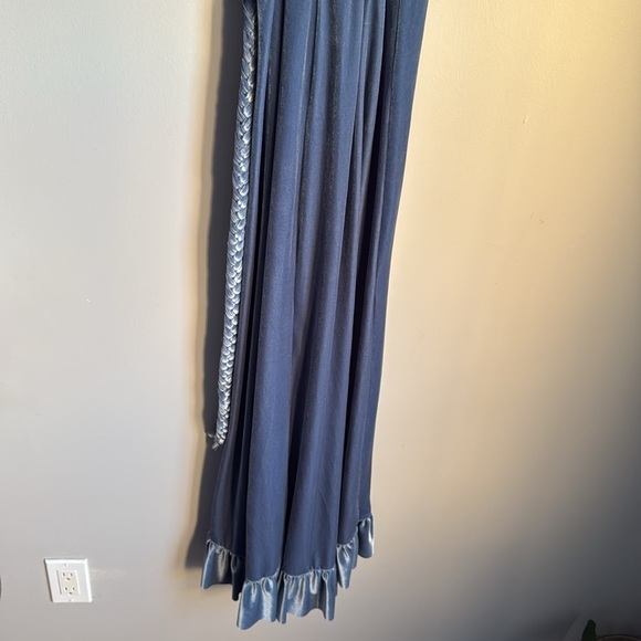 MISA Los Angeles Selina Dress in Blue Velvet Small - Picture 10 of 13